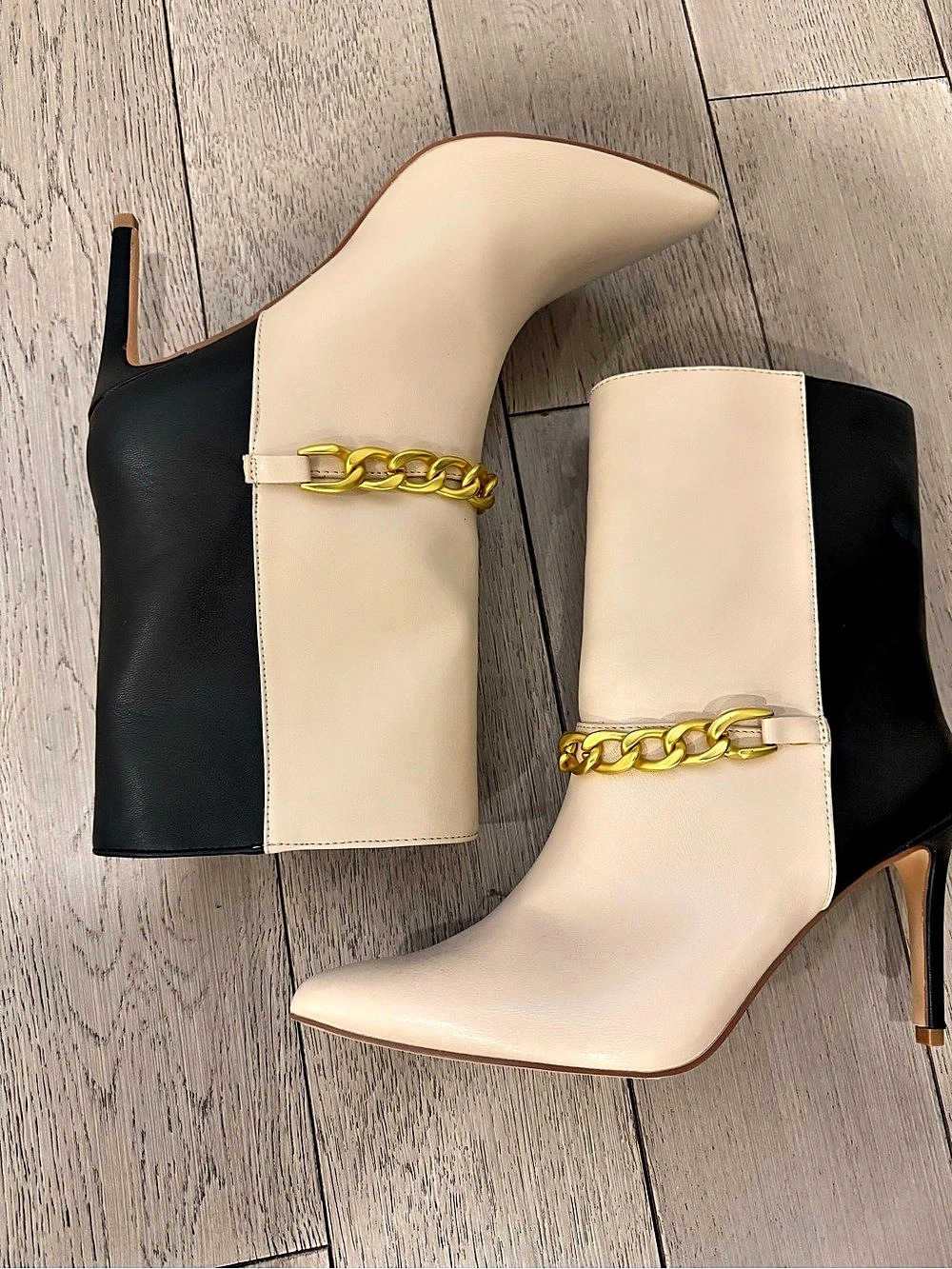 Chinese Laundry Color Block Chain Ankle Boots EU 38.5/Us 8